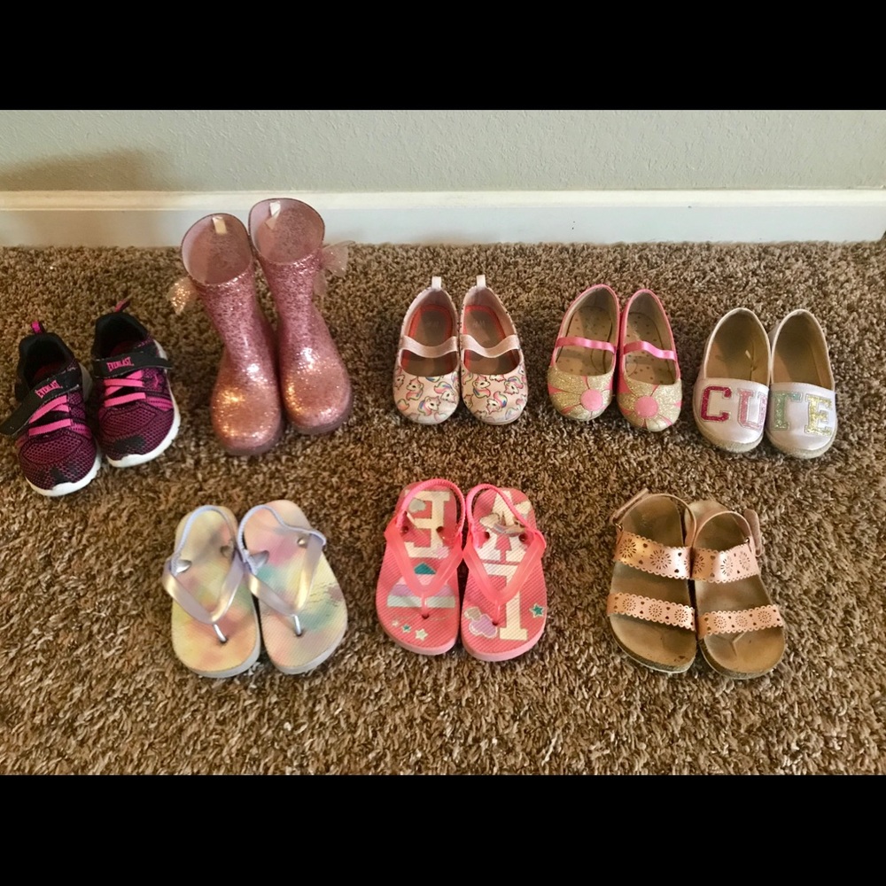8 pairs of gently worn shoes!